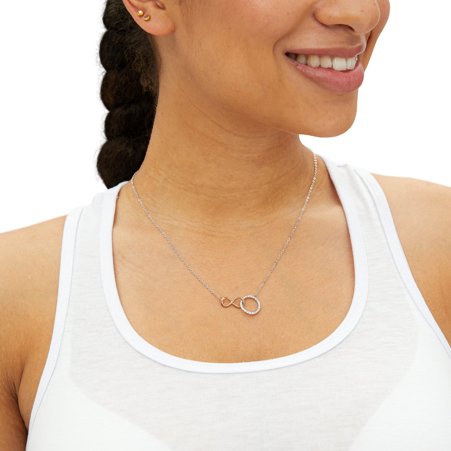 ENDLESS LOVE Infinity Circle Necklace
