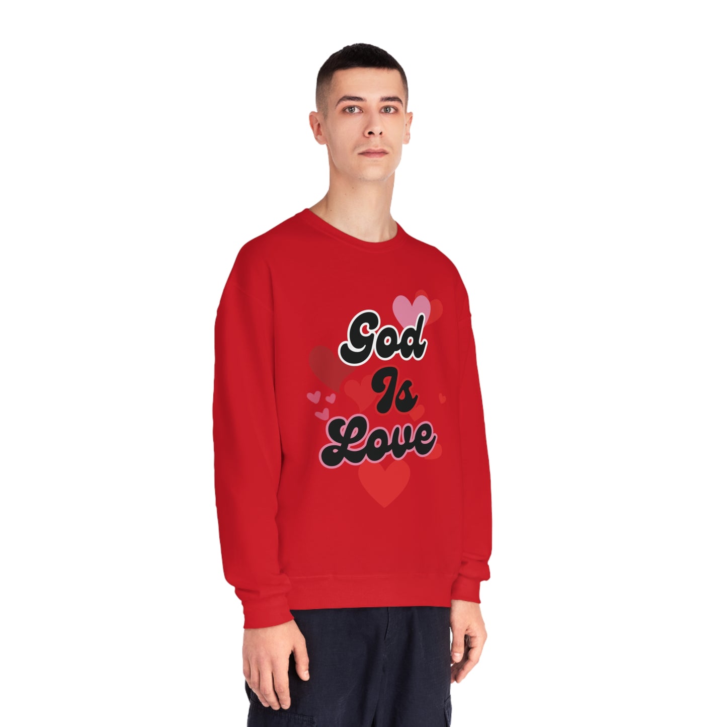God is Love #1 Unisex NuBlend® Crewneck Sweatshirt