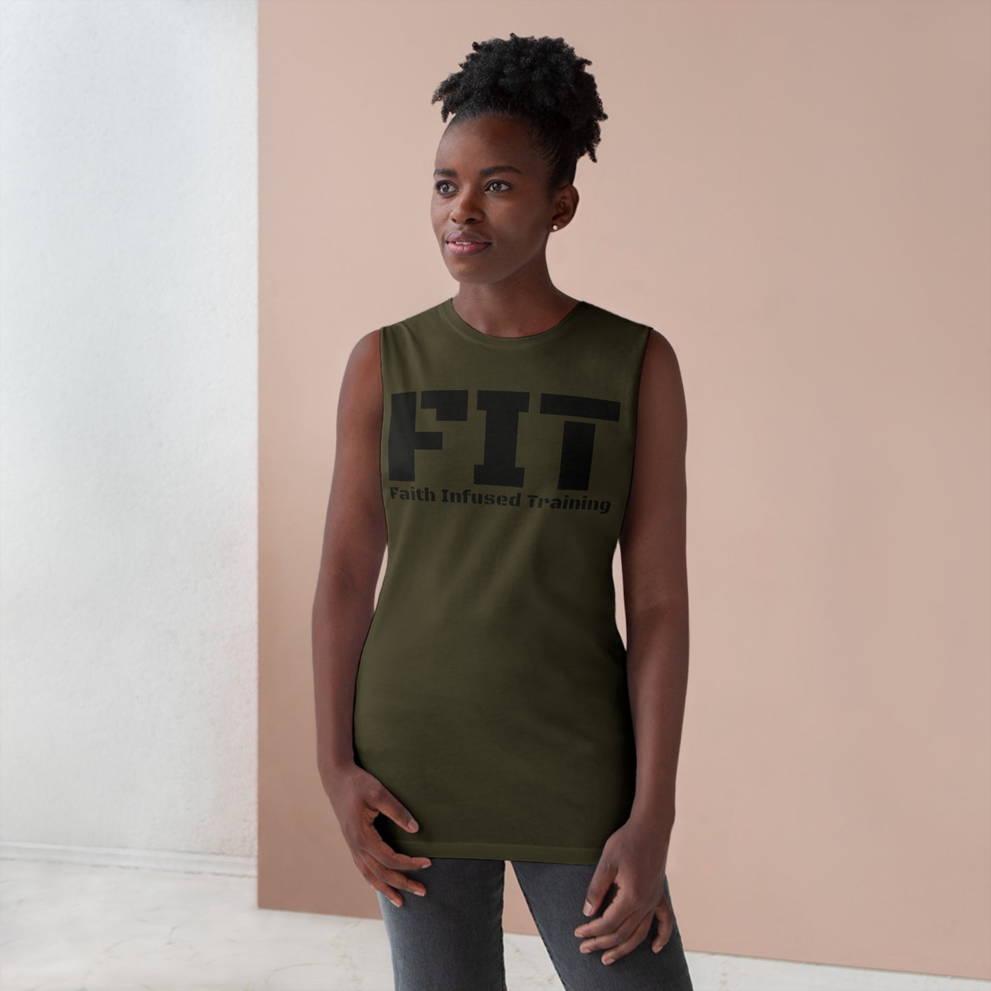 F.I.T. Faith Infused Training Unisex Barnard Tank