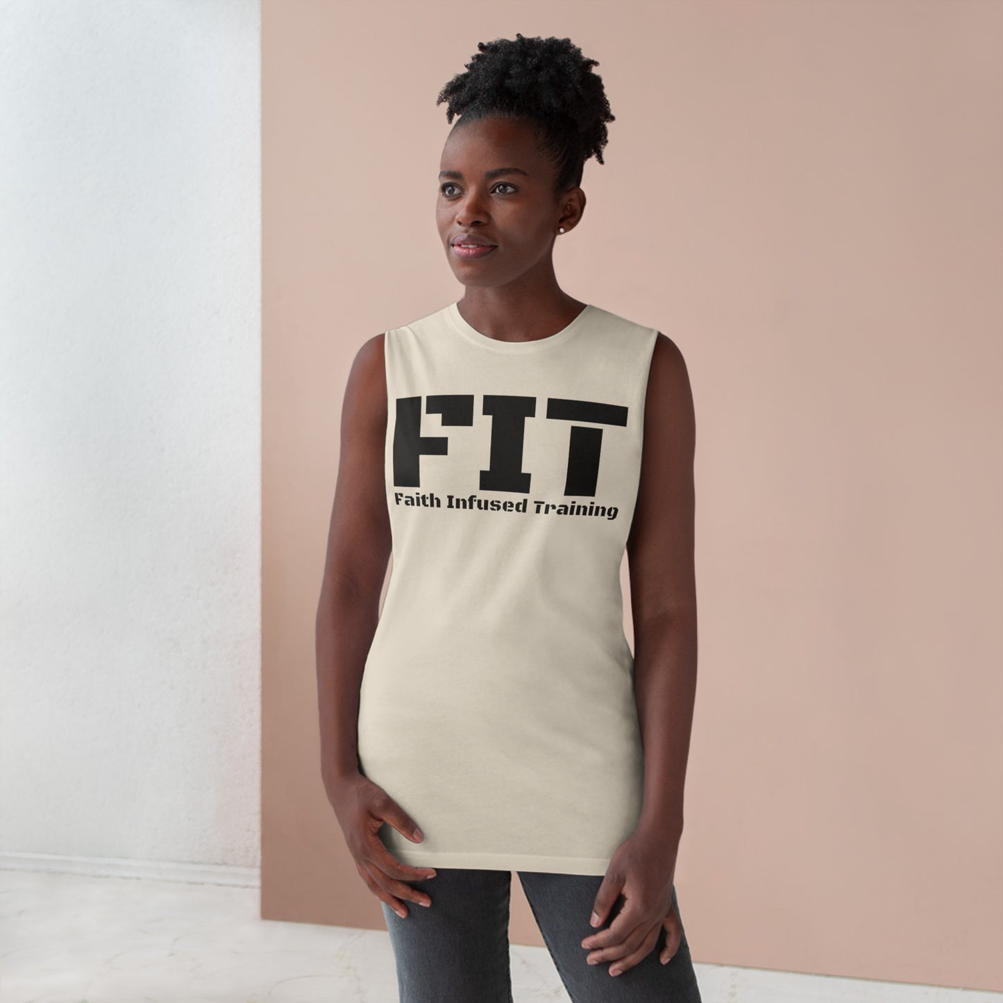 F.I.T. Faith Infused Training Unisex Barnard Tank